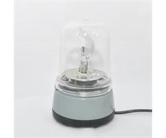 EHS012.7 Maxim EHS 12vDC Clear Rotating Beacon EHS  12vDC 7:CLEAR 55w Halogen H1 IP54 v=+/-10%